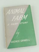 ORWELL (GEORGE) ANIMAL FARM: A FAIRY STORY, FIRST EDITION, publisher's green cloth, spine lettered