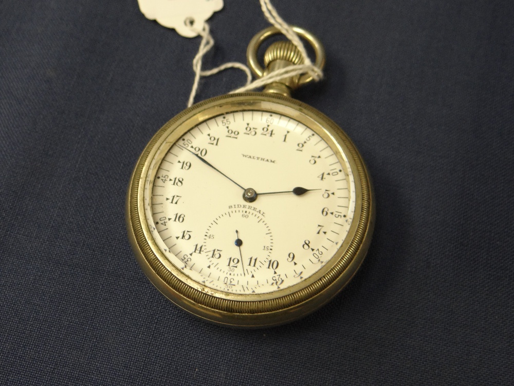 MATCHED PAIR OF FINE WALTHAM SIDEREAL ASTRONOMIC & VANGUARD POCKET WATCHES, early 20th C., the A.W. - Image 10 of 21