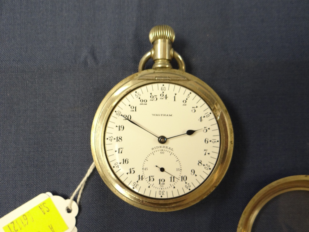 MATCHED PAIR OF FINE WALTHAM SIDEREAL ASTRONOMIC & VANGUARD POCKET WATCHES, early 20th C., the A.W. - Image 15 of 21