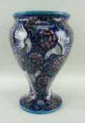 JOE JUSTER FOR WILLIAM DE MORGAN: FULHAM PERIOD POTTERY 'PERSIAN' VASE, c. 1890, baluster form on