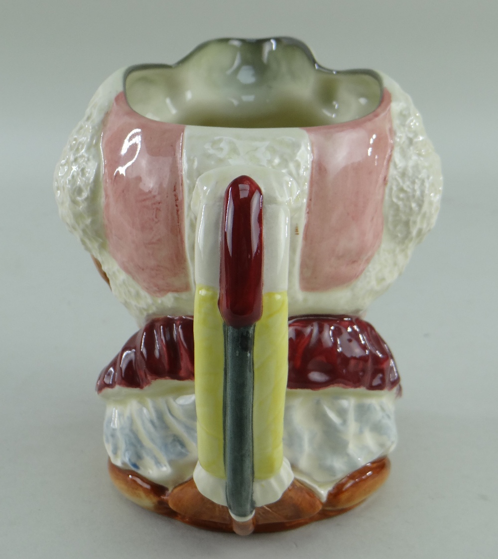 RARE ROYAL DOULTON CHARACTER JUG, D6322, white haired clown, printed marks, 16cms high - Image 4 of 6