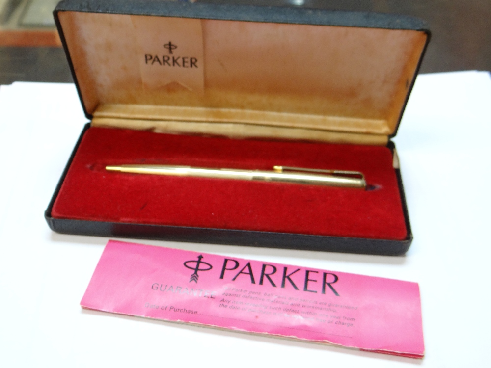 ASSORTED FOUNTAIN, BALLPOINT PENS & PENCILS, including Parker 75 2-pen set, Parker 75, Cross 2-pen - Image 14 of 32