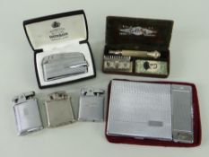 ASSORTED VINTAGE CIGARETTE LIGHTERS, including boxed Ronson Varaflame, boxed Ronson 'Wirlwind',