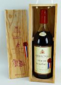 MARQUIS DE MONTDIDIER ARMAGNAC 1941, chateau de Cahnzac (magnum), bottled 2002, in wood case