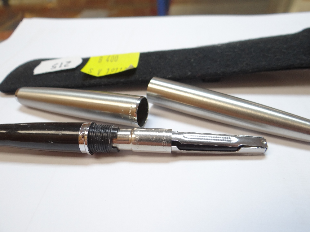 ASSORTED FOUNTAIN, BALLPOINT PENS & PENCILS, including Parker 75 2-pen set, Parker 75, Cross 2-pen - Image 13 of 32