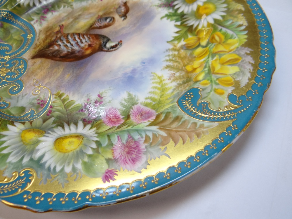 CAULDON PORCELAIN PAINTED CABINET PLATE, by Pope & Birbeck - Image 15 of 15