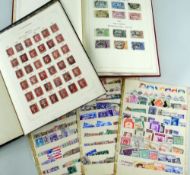 STAMPS: GB & ALL WORLD STAMPS comprising black album containing mid Victorian to mid 20th century GB