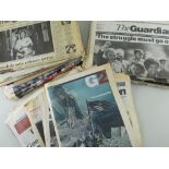 COLLECTION OF NEWSPAPERS, MAGAZINES & COMICS including commemorative / important events, first issue