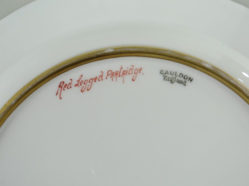 CAULDON PORCELAIN PAINTED CABINET PLATE, by Pope & Birbeck - Image 3 of 15