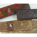 TIBETAN BUDDHIST SUTRA, 20TH CENTURY , with ten double-printed pages in Sanscrit with