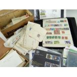 STAMPS: MIXED COLLECTION OF GB & SOME WORLD STAMPS, PRESENTATION PACKS AND FDCs, including George VI