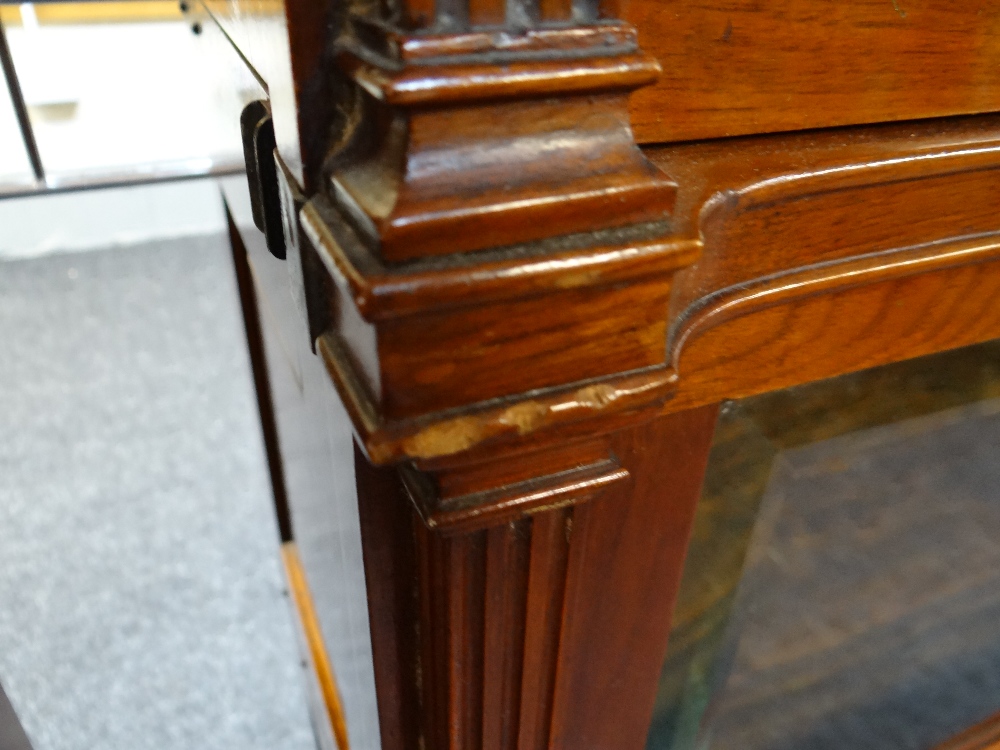 FINE PAIR OF GLOBE WERNICKE-TYPE MAHOGANY BOOKCASES with acanthus carved and dental cornices, each - Image 10 of 10