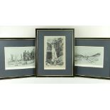 FREDERICK TERNON (19th Century) ink & pencil - Views of the Vale of Neath, comprising 'Melincourt