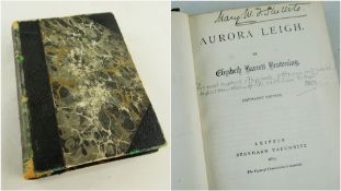 WITHDRAWN - BOOKS: BARRETT BROWNING (ELIZABETH) Aurora Leigh, 1872, Tauchnitz edition,