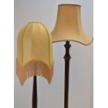 TWO STANDARD LAMPS, with associated shades (2) Provenance: deceased estate Neath/Port Talbot