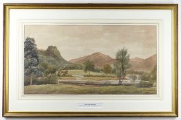 MARY ANNE ROUNDELL watercolour - titled to mount 'Near Newby bridge, west Morland August 20th 1844',