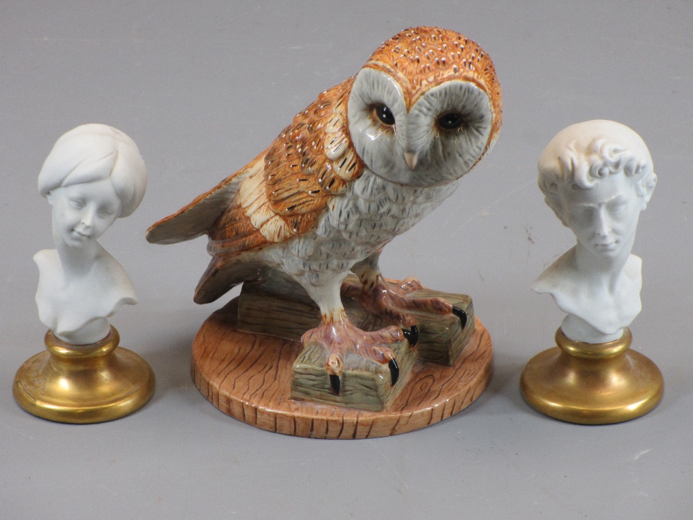 ANIMAL & FIGURAL ORNAMENTS, A QUANTITY including a Royal Doulton Animals Bird of Prey Collection - Image 3 of 3