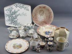 RIDGWAYS CABARET TEAWARE - approximately 12 pieces, assorted other pottery and china