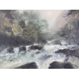 WILLIAM SELWYN limited edition print 102/300 - Snowdonia riverscape, signed in pencil, mounted but