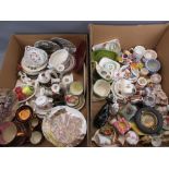 CABINET & DISPLAY CHINA - a fine assortment to include copper lustre, Bradex, Wedgwood, Country