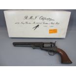 REPLICA 1851 NON-FIRING 36 CALIBRE NAVY REVOLVER, civilian and Yank model by Replica Models, made in