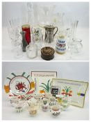 VINTAGE & LATER GLASSWARE & MIXED COLLECTABLES and ROYAL WORCESTER HISTORICAL JUG COLLECTION (12)