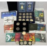 ROYAL MINT, WESTMINSTER ROYAL AIR FORCE and Winston Churchill coin collection including a cased