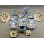WEDGWOOD JASPERWARE - an assortment, 1- plus pieces, Royal Albert Poppy miniature cup and saucer