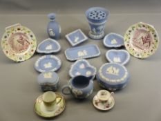 WEDGWOOD JASPERWARE - an assortment, 1- plus pieces, Royal Albert Poppy miniature cup and saucer