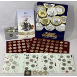£2 COIN COLLECTION (84), Royal Mint Great British Coin Hunt items and a Change Checker album