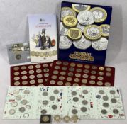 £2 COIN COLLECTION (84), Royal Mint Great British Coin Hunt items and a Change Checker album