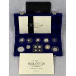 ROYAL MINT UNITED KINGDOM MILLENNIUM SILVER COLLECTION - No 04800 from a limited edition of 15000,