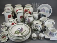 PORTMEIRION BOTANIC GARDEN, boxed items, a pair of Poppy vases, 27cms and coffee pot, a large