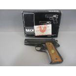 RECK COMMANDER 8MM AUTOMATIC BLANK FIRING STARTER PISTOL (1911 compact type), made in Western