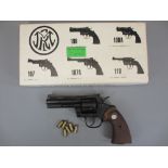 AMENDMENT - COLT REPLICA NON-FIRING PYTHON 357 MAGNUM REVOLVER, boxed, MGC model Gun Co made