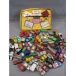 DIECAST VEHICLES - Matchbox, Corgi, Dinky, ETC. Also, a children's magic set