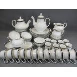 ROYAL DOULTON SARABANDE TEA & TABLEWARE - approximately 55 pieces