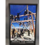 KEITH BOWEN framed poster - 'Amongst the Amish', 70 x 43cms