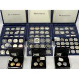 ROYAL MINT, WESTMINSTER & OTHER CROWNS & COLLECTABLE COINAGE including three sets William IV retro