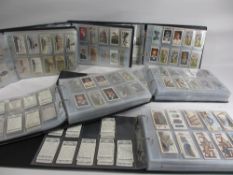 CIGARETTE CARDS - a fine collection within 6 albums, Wills, Gallagher, ETC