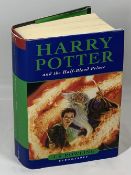 J K ROWLING - Harry Potter and The Half Blood Prince, First Edition with original dust jacket and