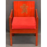PRINCE OF WALES INVESTITURE CHAIR 1969 - designed by Lord Snowdon and manufactured by Welsh