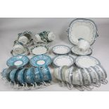 ROYAL ALBERT FLORENTINE TEASET, 12 pieces, Midwinter, 19 pieces and an Aynsley Kenmore teaset, 20