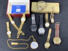 VINTAGE & LATER ROTARY, 9ct gold cased and other lady's and gent's wristwatches