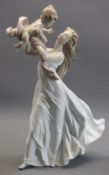 LLADRO - model 6858, 'My Little Sweetie' - large figure of a mother and baby, 47cms tall