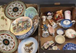 CHINA ASSORTMENT to include decorative wall plates, jugs and teaware, Royal Doulton, Royal Winton