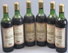 1969 CHATEAU FOUREAU, 6 BOTTLES - sealed quantities, the quantities mostly mid or lower shoulder