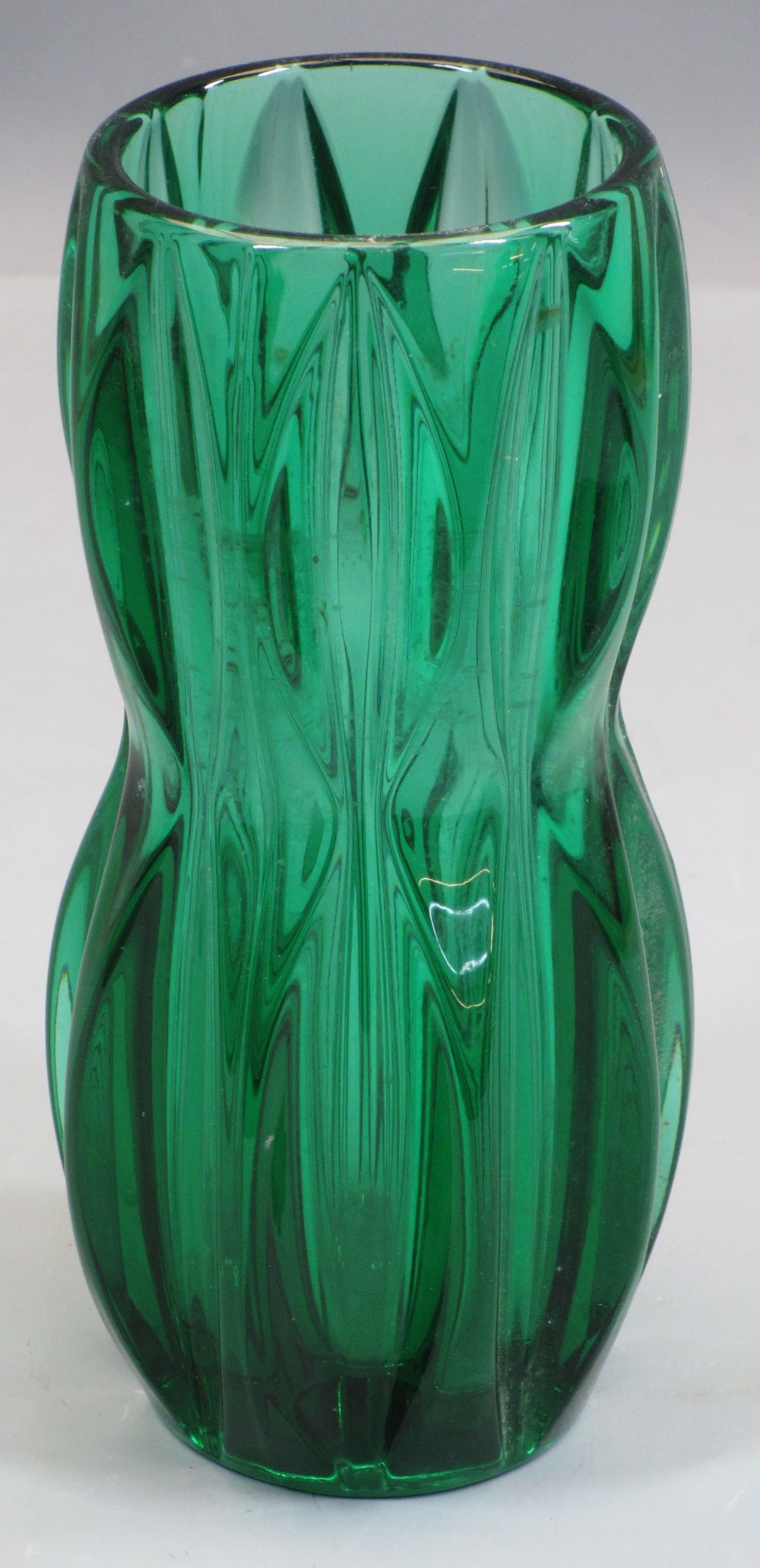 ART GLASSWARE - multi-coloured heavy glass vases, 35cms H the tallest, ETC - Image 4 of 5