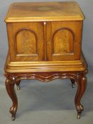 VICTORIAN MAHOGANY TABLE CABINET CANTEEN OF CUTLERY - 177 pieces, A Beardshaw & Co Sheffield, bright