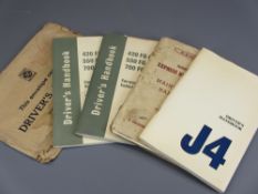 VINTAGE VEHICLE DRIVER'S HANDBOOKS (4) including a Commer Mk8 Express Delivery Van Maintenance